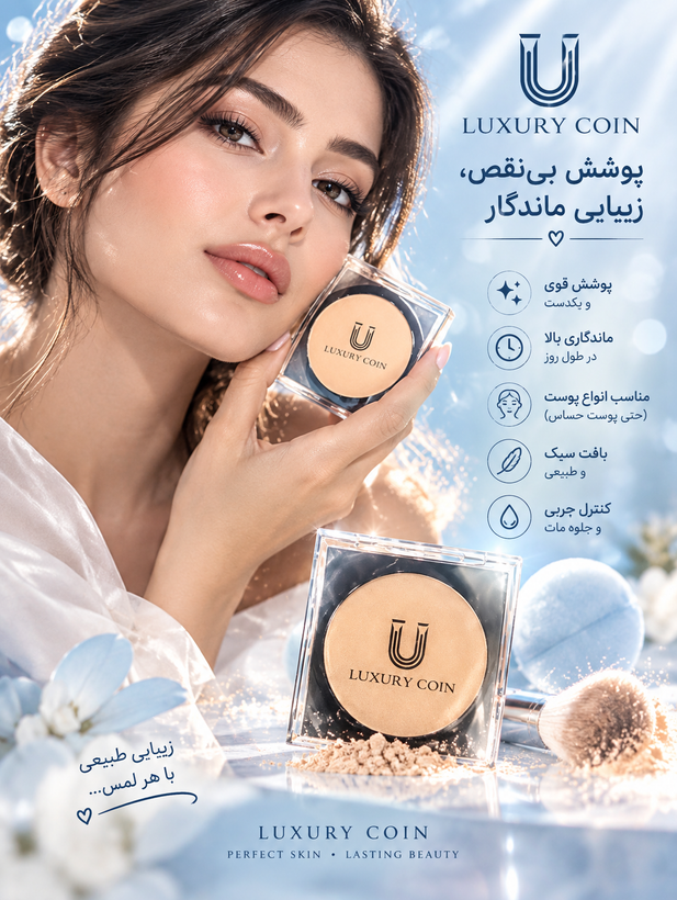 پنکک لوکس پوشش بینقص ماندگاری بالا